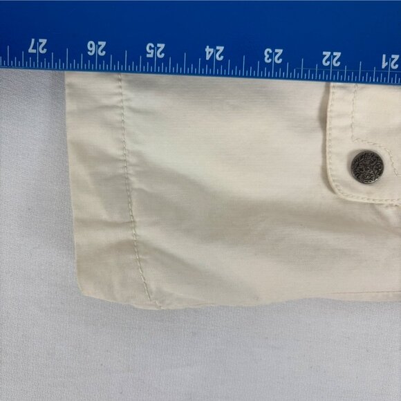 ivory J. CREW Outerwear 4 Pocket Jacket Silk Blended - Picture 11 of 16